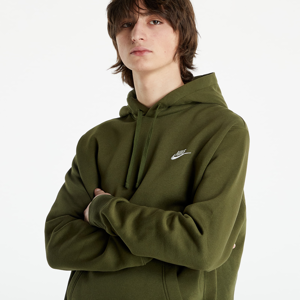 Nike NSW Club Hoodie Pullover Brushed Back Rough Green/ Rough Green/ White