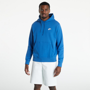 Nike NSW Club Men's Pullover Hoodie Dk Marina Blue/ Dk Marina Blue/ White