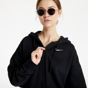 Nike NSW Essential Clctn Fleece Over-Oversized Fz Black/ Black/ White