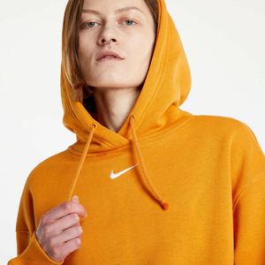 Nike NSW Essential Collection Women's Oversized Fleece Hoodie Light Curry/ White