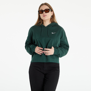 Nike NSW Women's Oversized Jersey Pullover Hoodie Pro Green/ White