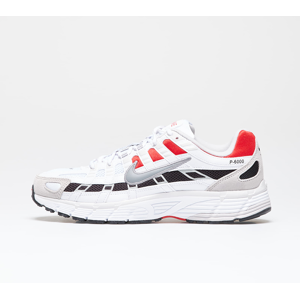 Nike P-6000 White/ Particle Grey-University Red
