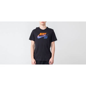 Nike SB Dri-FIT Tee Black/ Rush Blue/ Brilliant Orange