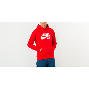 Nike SB Icon Essential Hoodie Red