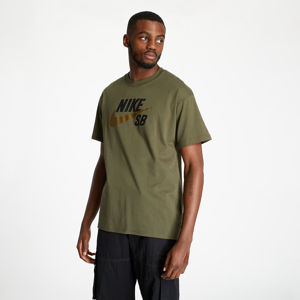 Nike SB Logo Skate T-Shirt Cargo Khaki/ Yukon Brown