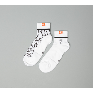 Nike Sneaker 2 Pair Ankle Sox White/ Black/ White