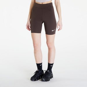 Nike Sportswear Classics Women's High-Waisted 8" Biker Shorts Baroque Brown/ Sail
