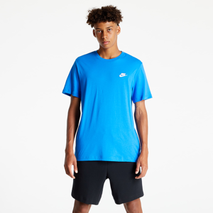 Nike Sportswear Club Men's T-Shirt Signal Blue/ White