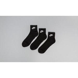 Nike Sportswear Everyday Essential Ankle Socks (3-pack) Black/ White