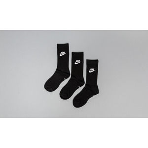 Nike Sportswear Everyday Essential 3 Pack Crew Socks Black/ White
