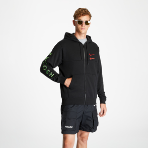 Nike Sportswear Full Zip Hoodie Black/ Ember Glow