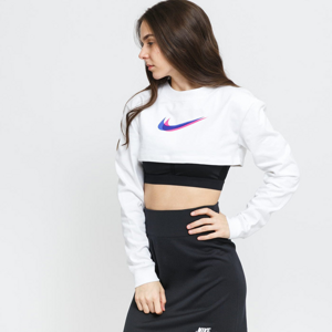 Nike Sportswear Long Sleeve Crop Top White