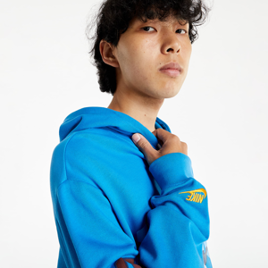 Nike Sportswear M French Terry Pullover Hoodie Lt Photo Blue