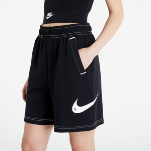 Nike Sportswear Oversized Fleece High-Rise Shorts Black/ Black/ Black/ White