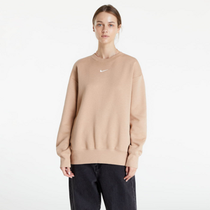 Nike Sportswear Phoenix Fleece Oversized Crew-Neck Sweatshirt Beige