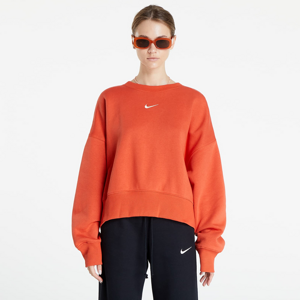 Nike Sportswear Phoenix Fleece Women's Over-Oversized Crewneck Sweatshirt Mantra Orange/ Sail