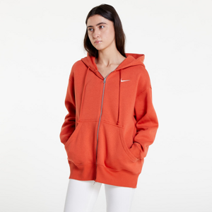 Nike Sportswear Phoenix Fleece Women's Oversized Full-Zip Hoodie Mantra Orange/ Sail
