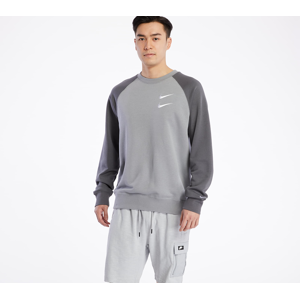 Nike Sportswear Swoosh Ft Crewneck Particle Grey/ Iron Grey/ White