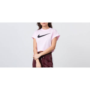 Nike Sportswear Swoosh Shortsleeve Crop Top Pink