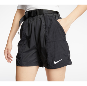 Nike Sportswear Swoosh Woven Shorts Black/ White