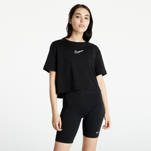 Nike Sportswear W Crop Tee Print Black