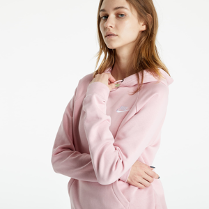 Nike Sportswear W Essential Fleece Pullover Hoodie Pink Glaze/ White