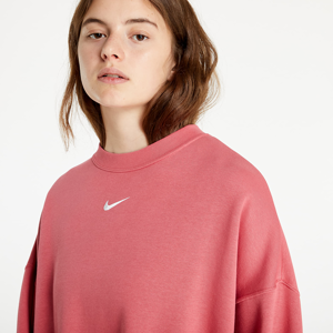 Nike Sportswear W NSW Essential Clctn Fleece Oos Crw Dark Pink
