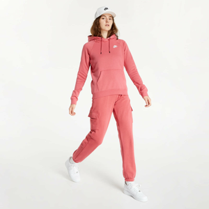 Nike Sportswear W NSW Essential Fleece Po Hoodie Dark Pink