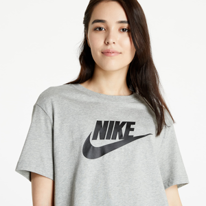 Nike Sportswear W Tee Essential Crop Icon Ftr DK Grey Heather/ Black