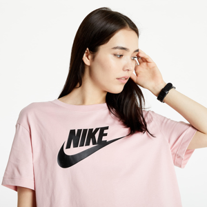 Nike Sportswear W Tee Essential Crop Icon Ftr Pink Glaze/ Black