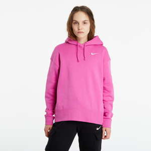 Nike Sportswear Women's Fleece Hoodie Active Fuchsia/ White