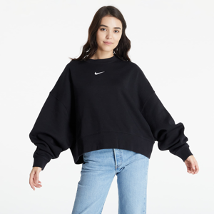Nike Sportswear Women's Oversized Fleece Crew Black/ White