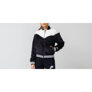 Nike Sportswear Women's Sherpa Bomber Jacket Black/ White