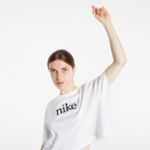 Nike Sportswear Women's Short-Sleeve Crop Top White