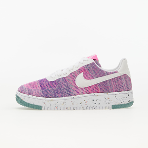 Nike Wmns Air Force 1 Crater Flyknit Fuschia Glow/ White - Pink Blast