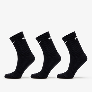 Nike x Stüssy Cushioned Crew Socks 3-Pack Black/ White