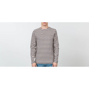 Norse Projects Godtfred Classic Compact Longsleeve Tee Multi Stripe Askja Red