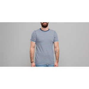 Norse Projects Niels Classic Stripe Tee Annodized Blue