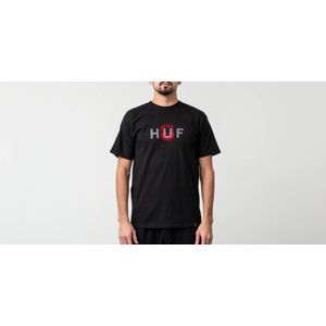 HUF x Spitfire Logo Shorsleeves Tee Black