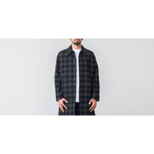 Norse Projects Thor Wool Check Coat Magnet Grey