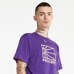 PACCBET Cotton Logo T-Shirt Knit Purple