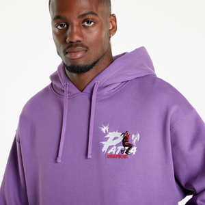 Patta Smile For Me Boxy Hooded Sweater Crushed Grape