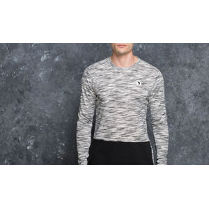 Pink Dolphin Marble Weave Lightweight Sweater Gray