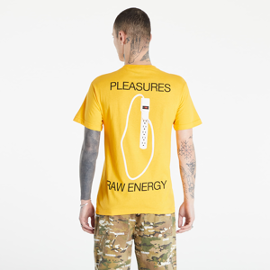 PLEASURES Energy T-Shirt Gold
