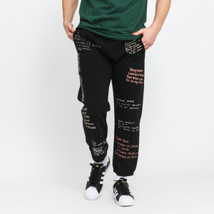 PLEASURES Remote Sweat Pant Black Stone Washed No Length
