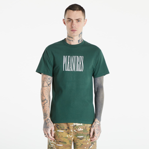 PLEASURES Stretch T-Shirt Forest Green