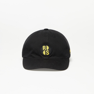 RAF SIMONS Cap With Rs-Smiley Badge Black