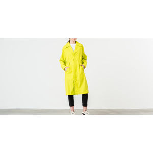 Rains LTD Curved Coat Neon Yellow