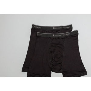 Raised by Wolves Stanfields Boxer Brief 2-Pack Black