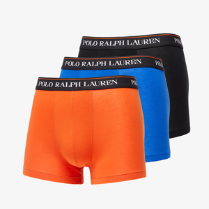 Ralph Lauren Stretch Cotton Boxer 3-pack Black/ Orange/ Blue